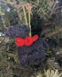 Scottish Terrier (Scottie) Dog Hand Knit Christmas Ornament - ARCADIA HOME